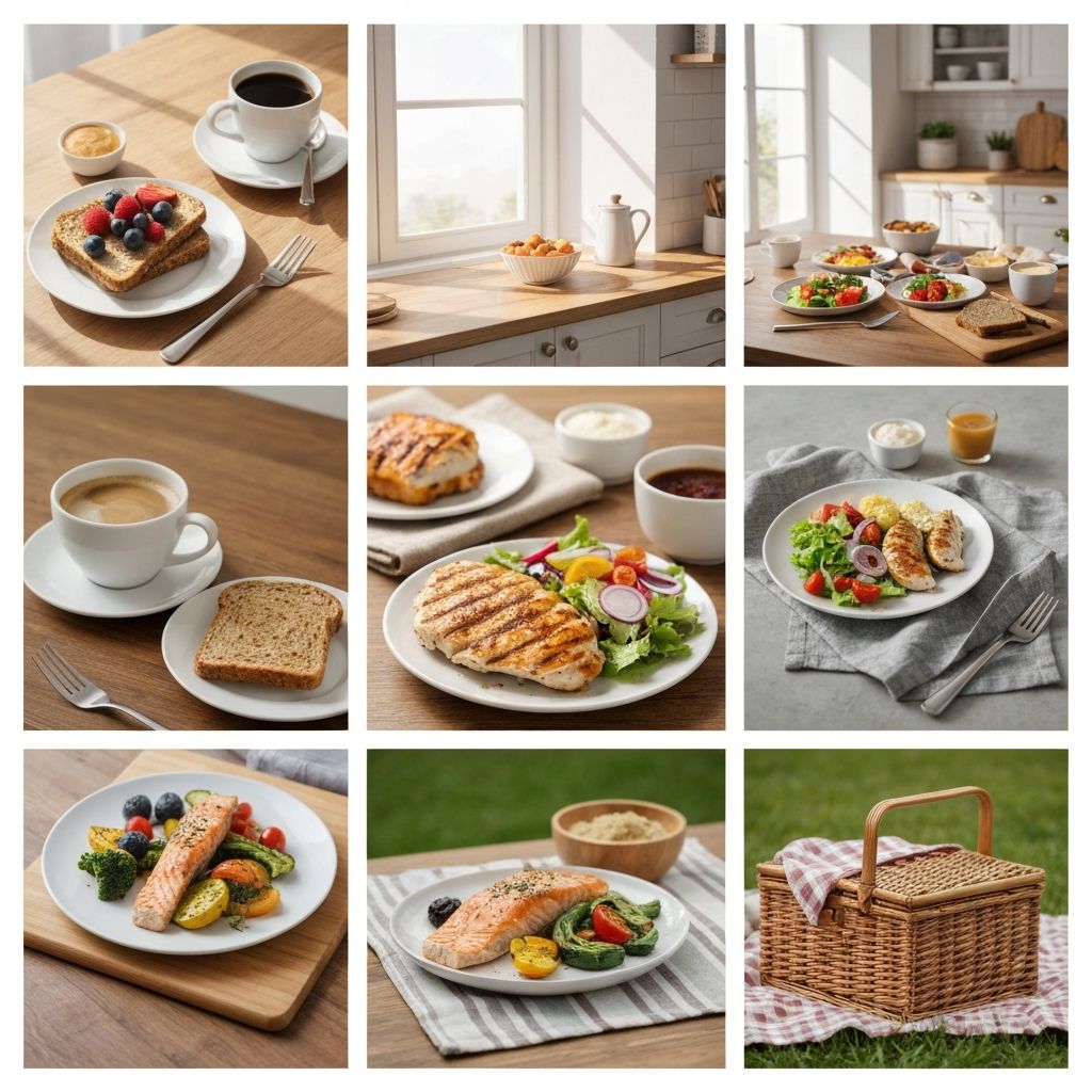 Regelmäßige ausgewogene Mahlzeiten